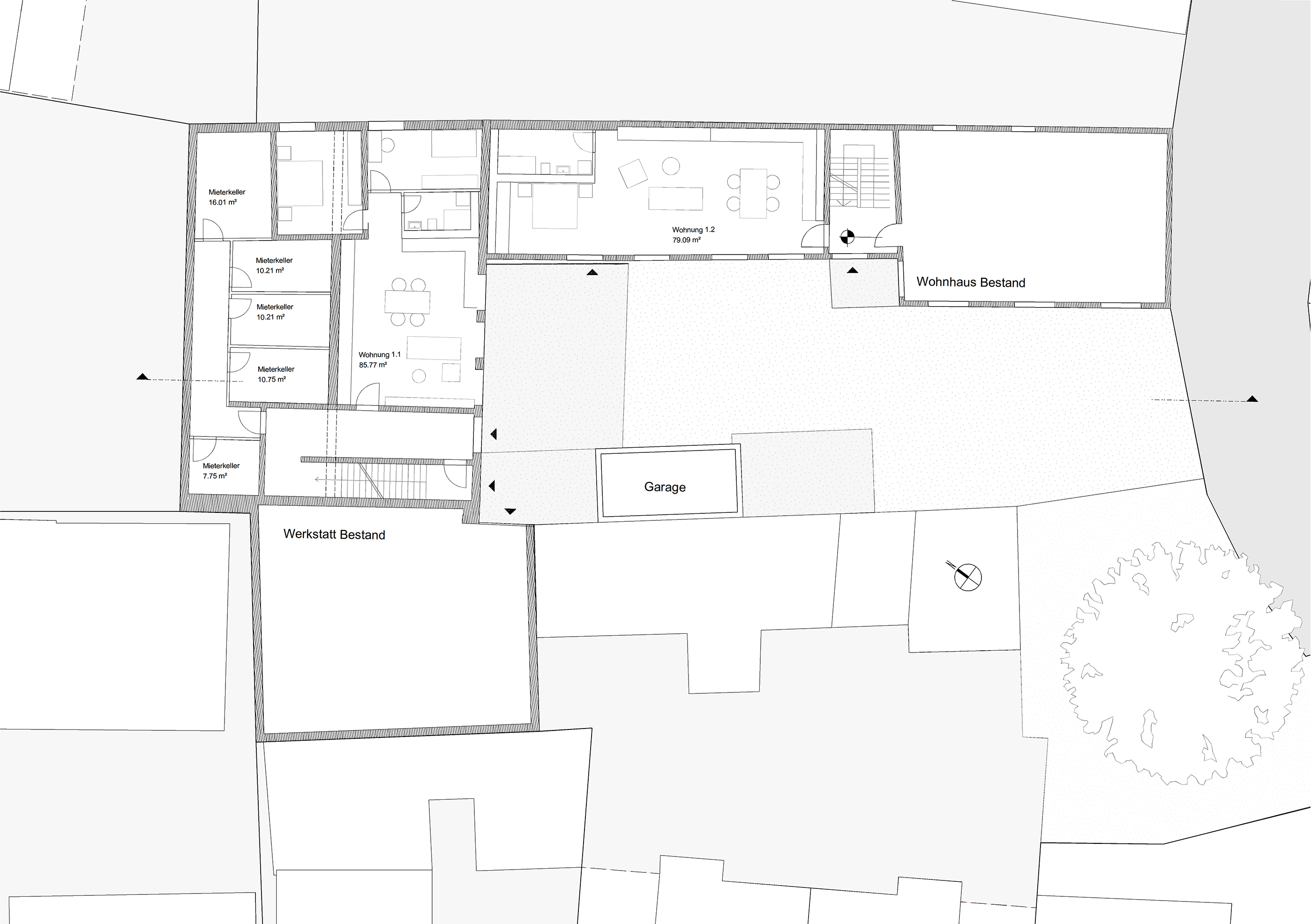 Machbarkeitsstudie - Architektur Christine Sattler, Wiesbaden Hundsgasse 10