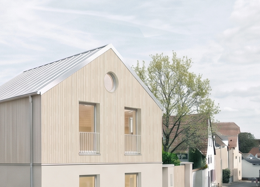 Sanierung Einfamilienhaus, Machbarkeitsstudie - Architektin Christine Sattler Aufstockung historisches Haus